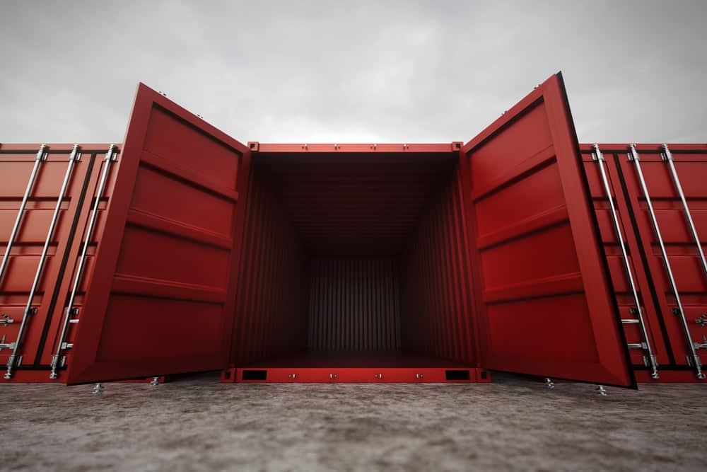 Large Red Storage Container — Removalist in Brisbane, QLD