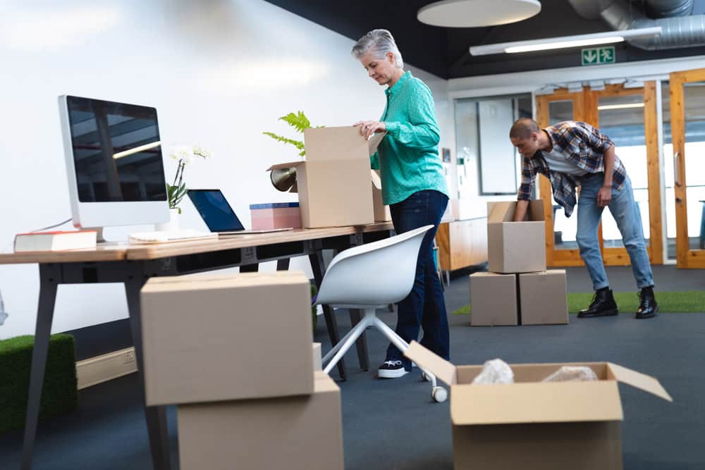 Packing Up Office Supplies — Removalist in Brisbane, QLD