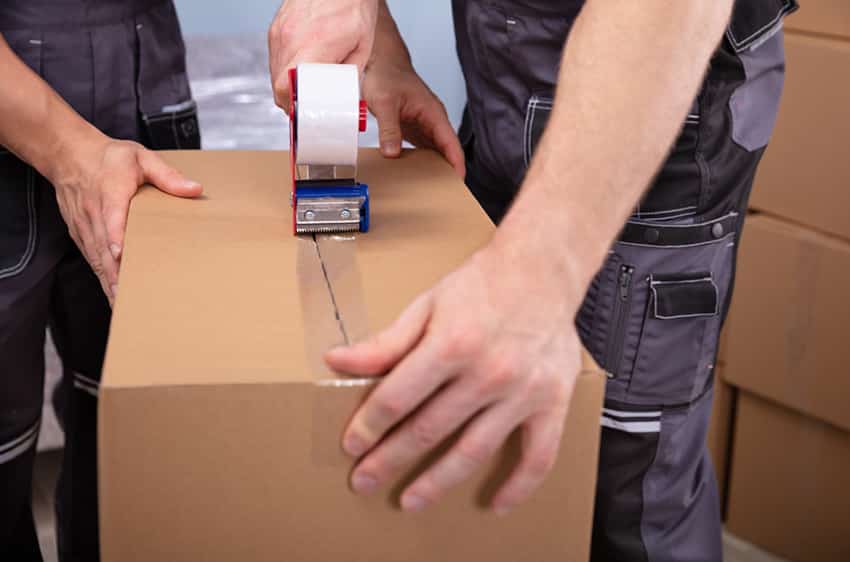 Sealing Box with Tape — Removalist in Brisbane, QLD