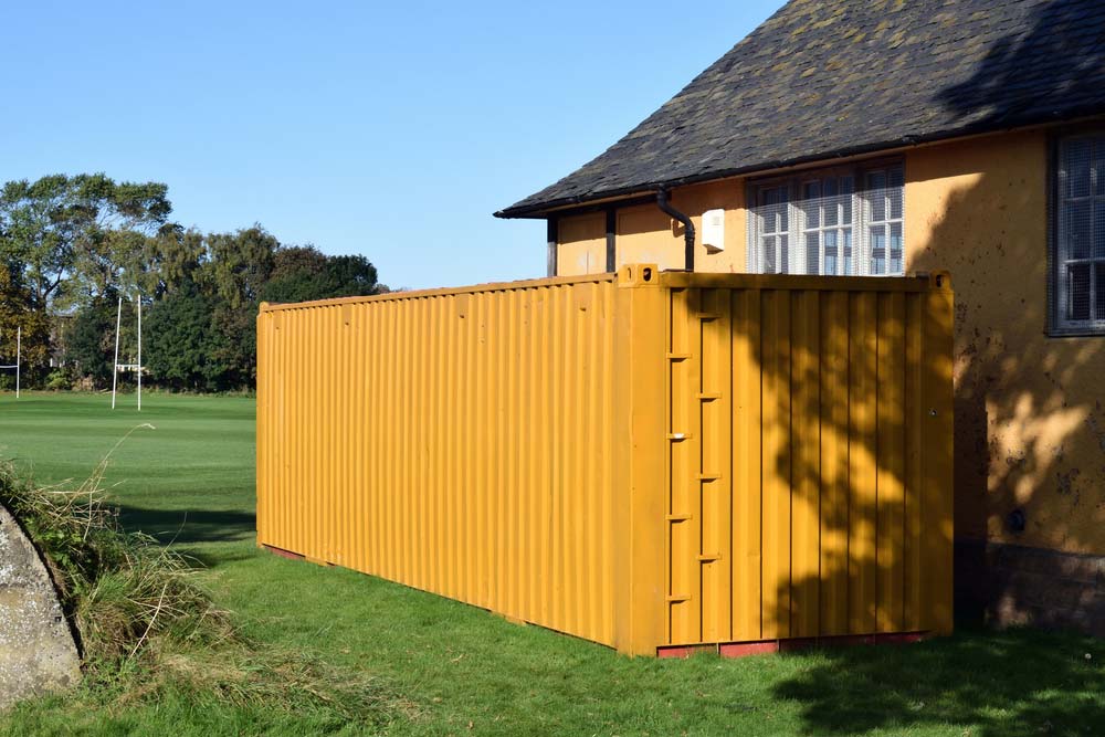 Yellow Shipping Container